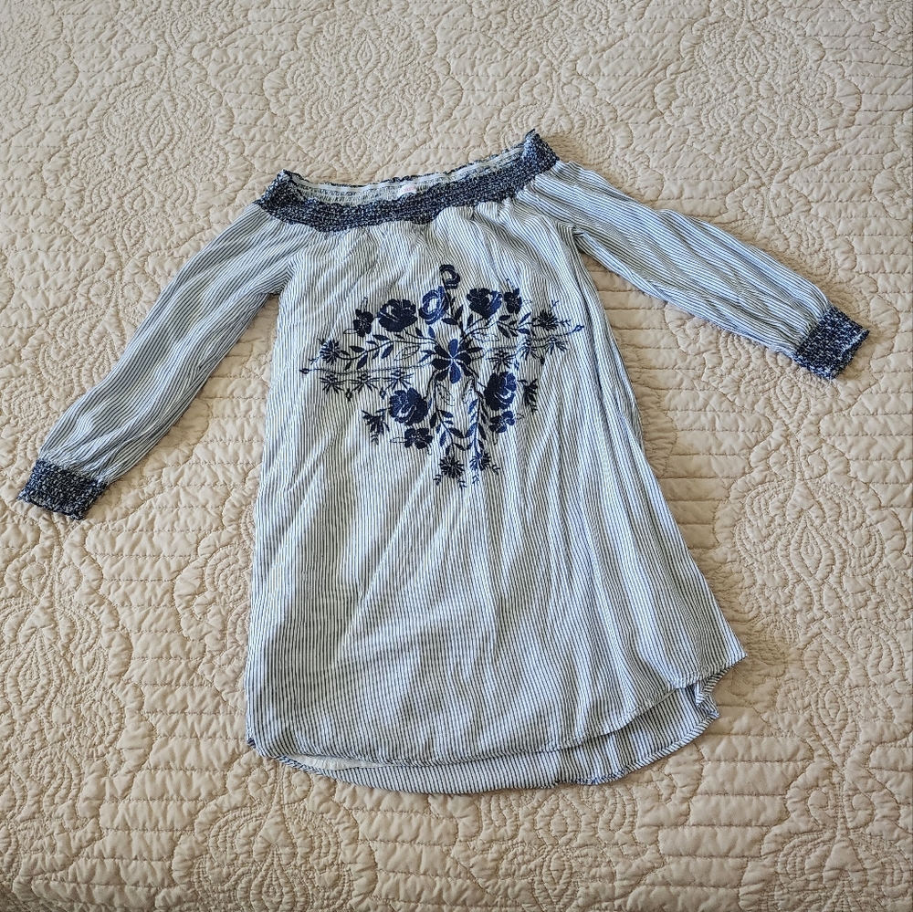 Blue Floral Dress